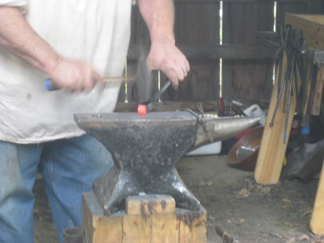 Told you there'd be a blacksmith.