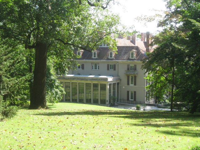 One very, very, very small view of the 8-story house.