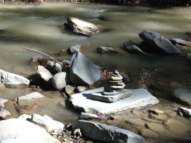 I built cairns because they're fun.